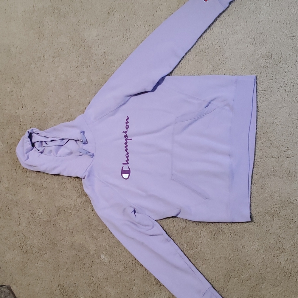 Purple Champion sweatshirt